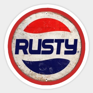 RUSTY Or PEPSI Sticker